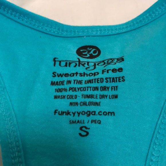 Funky yoga Razorback tank - Picture 2 of 3